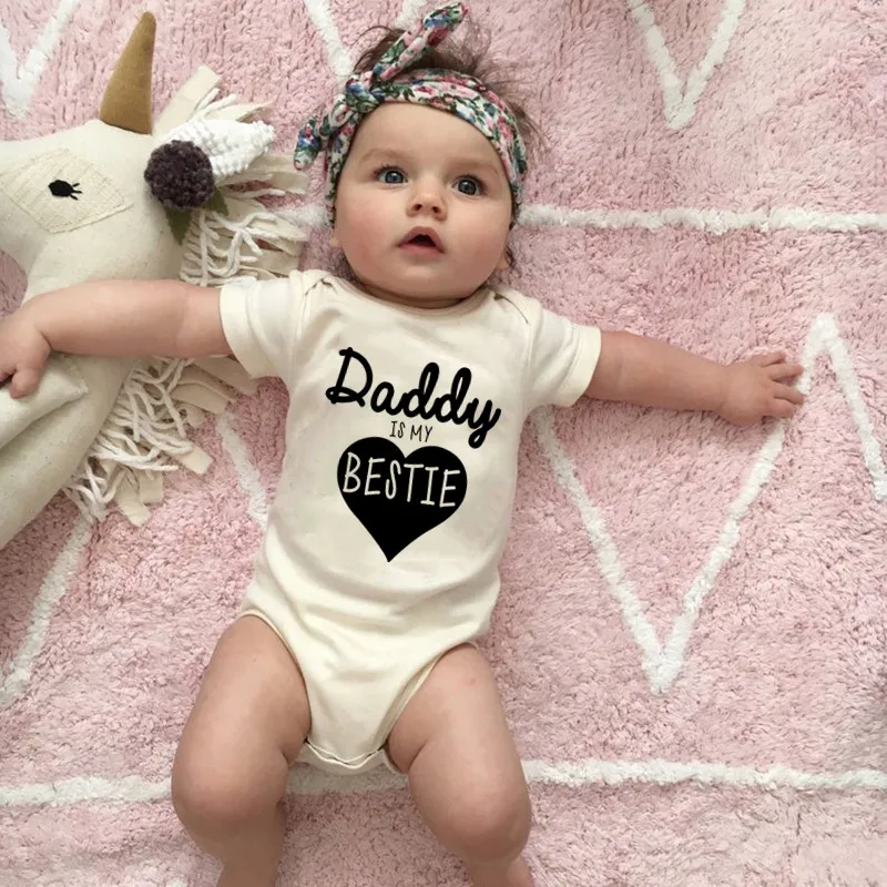 Baby Nursery Ideas Boy - Daddy Is My Bestie Niedliche Babykleidung