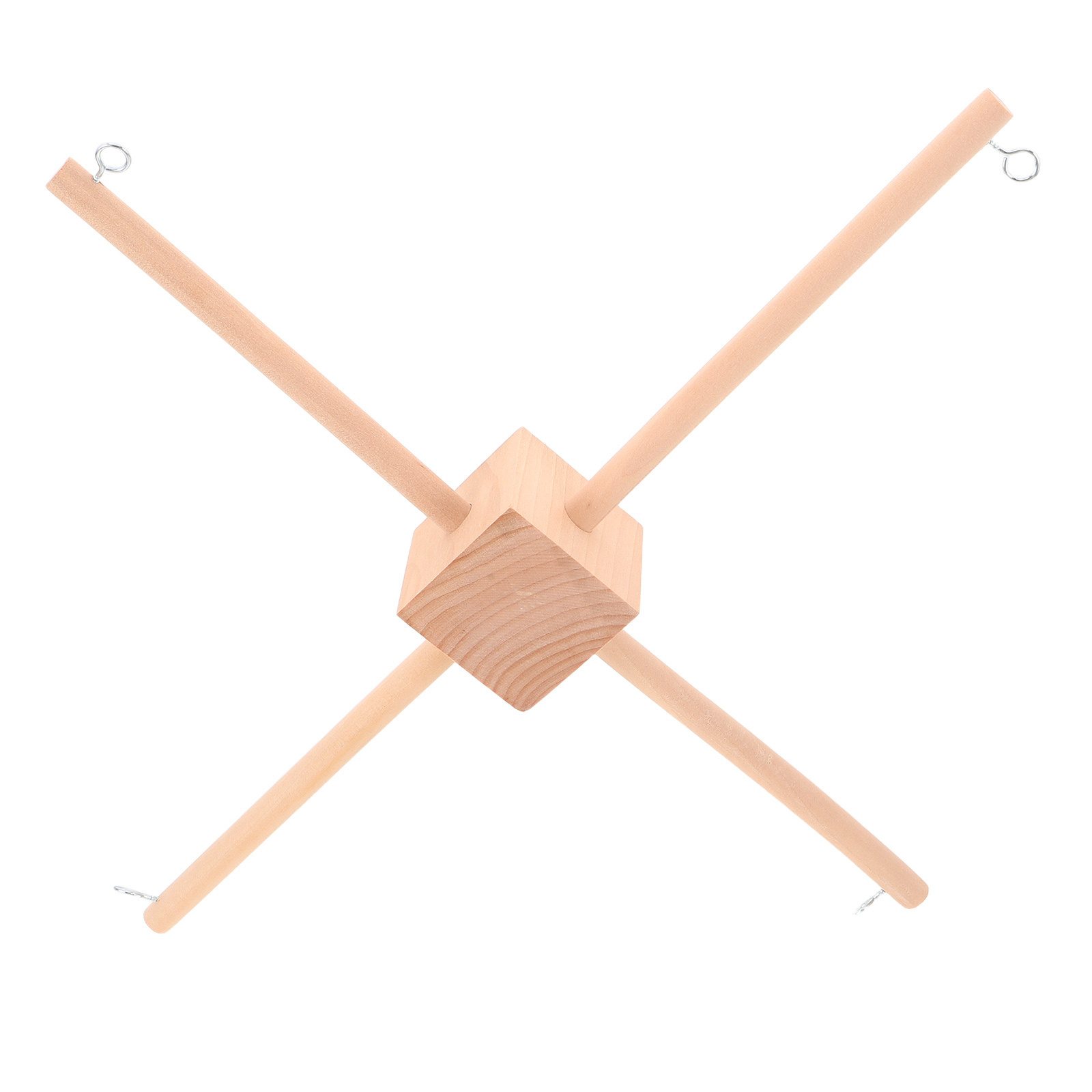 Baby Nursery Crib - 1 Set Neutrales Babybett-Mobile-Gestell aus Holz,