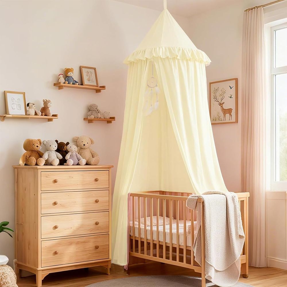 Baby Nursery Curtains - Kinderbett oder Kinderbettchen in Zwillingsgröße, Traumfänger,