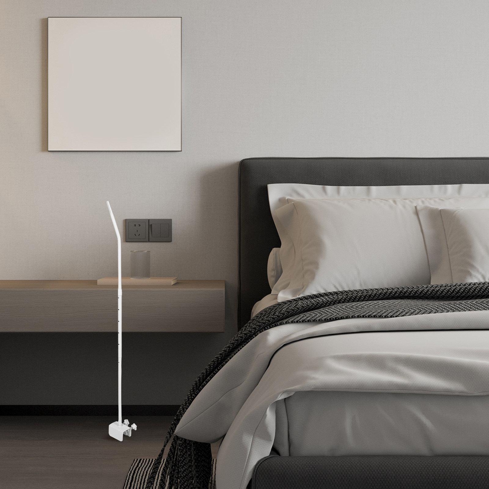 Baby Nursery Crib - Moskitonetzständer, verstellbarer Baldachinhalter, Stützbasis für Kinderbett,