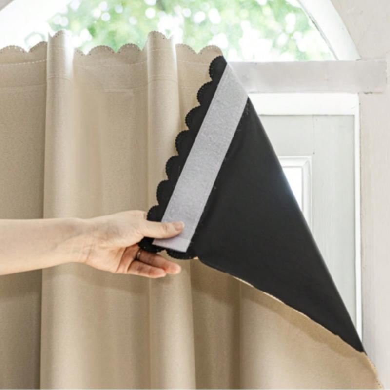 Blackout Curtain Nursery - 1 Stück Selbstklebende Bohrerfreie Vorhänge mit
