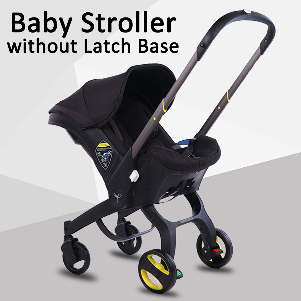 Baby Nursery Trolley - Baby-Kinderwagen 2-in-1 mit Babywanne, bidirektionaler Schiebefunktion,