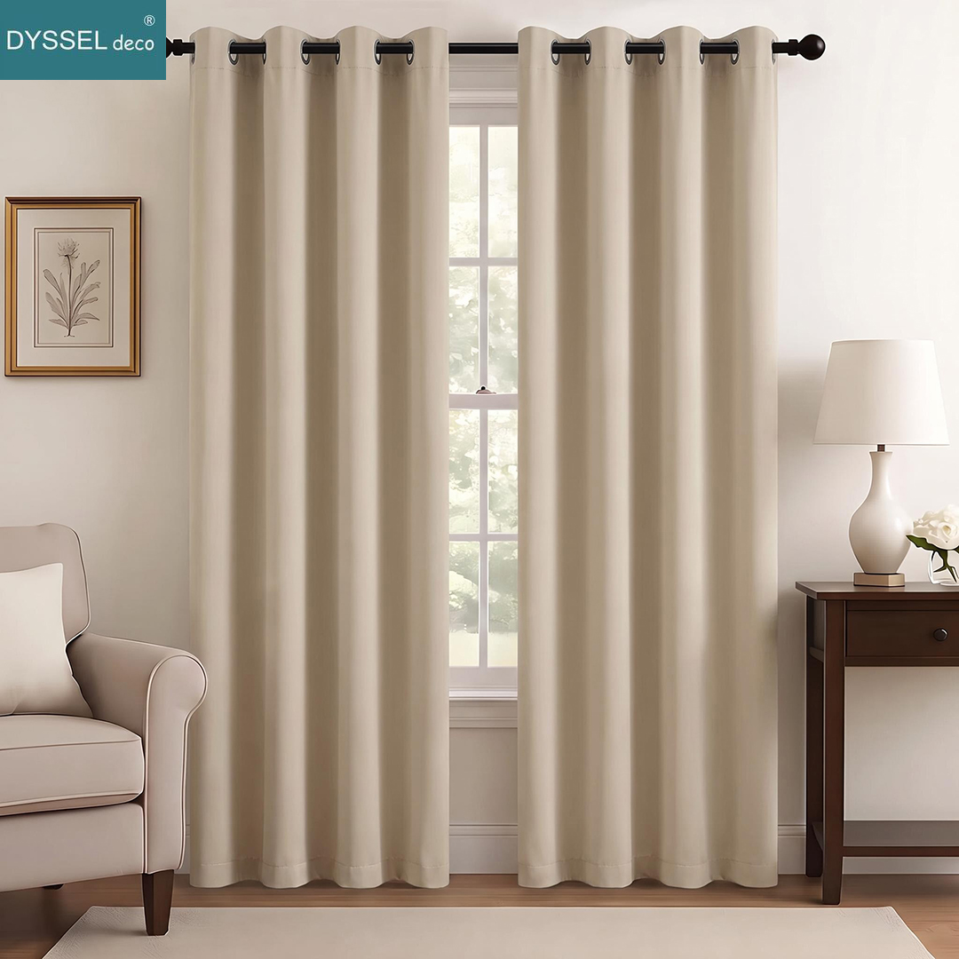Blackout Curtain Nursery - Einfarbige Maßgefertigte 100% Verdunkelungsvorhänge für Wohnzimmer