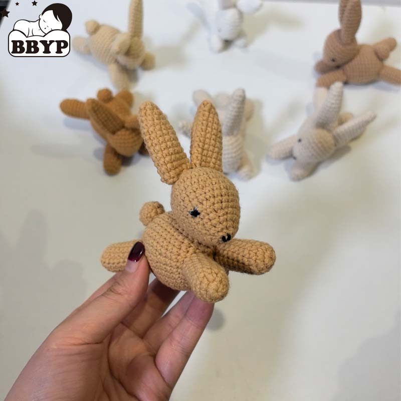 Baby Nursery Crib - 1 Stück entzückende Häkel-Kaninchen-Dekoration, Baby-Krippe, Handy
