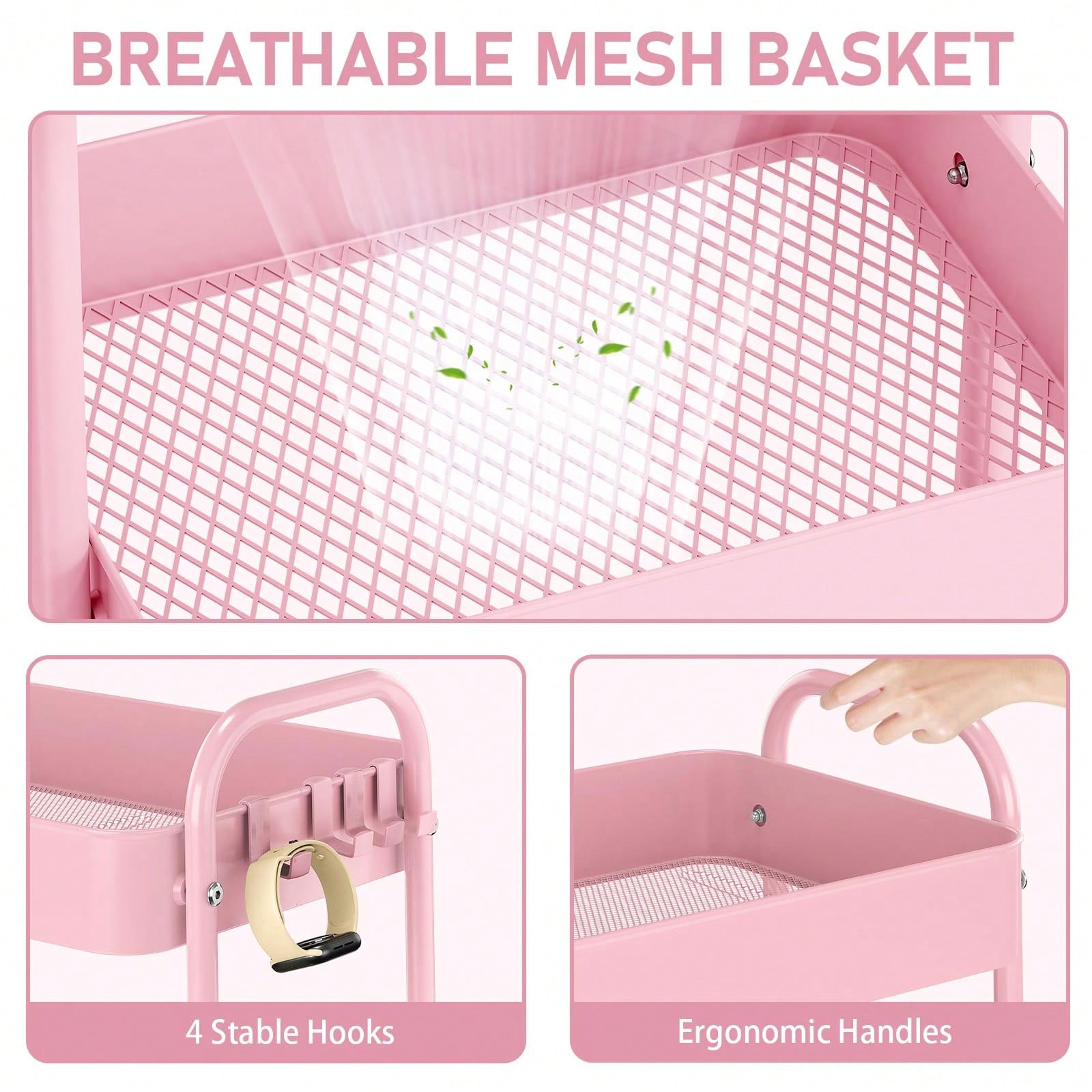 3-stufiger Metall-Rollwagen mi – Baby Nursery Trolley Bewertung und Preis