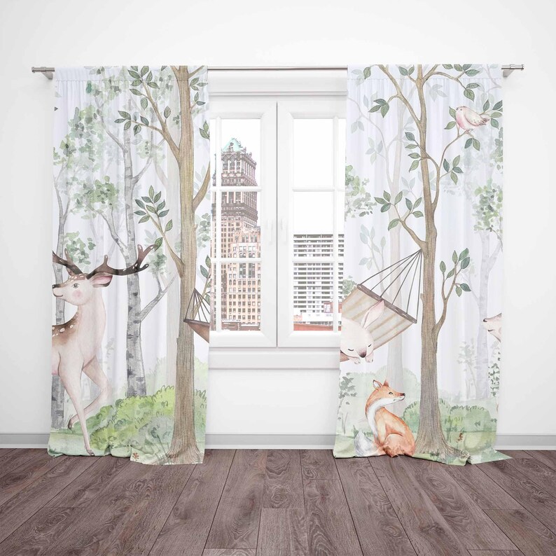 Waldtiere Vorhänge Kinder Schl – Baby Nursery Curtains Bewertung und Preis