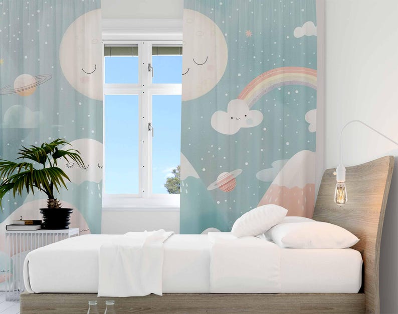 Berg Regenbogen Baby Kinderzim – Baby Nursery Curtains Bewertung und Preis