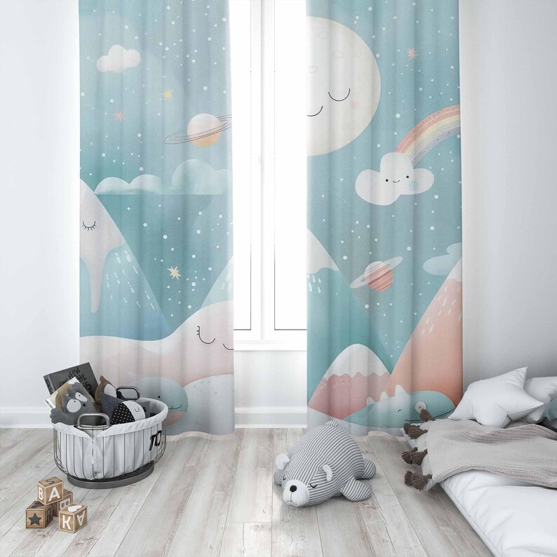 Berg Regenbogen Baby Kinderzim – Baby Nursery Curtains Bewertung und Preis