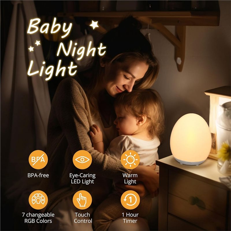 TFORU-Egg Light Baby-Nachtlich – Baby Nursery Colors Bewertung und Preis