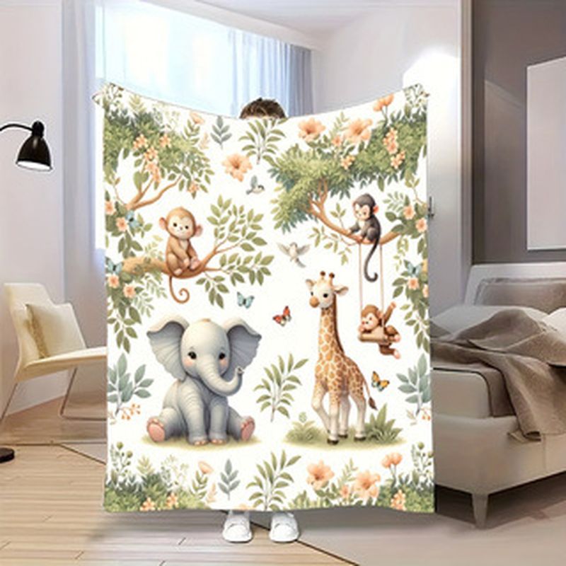 VIKAMA Babydecke mit Aquarell- – Baby Nursery Jungle Bewertung und Preis