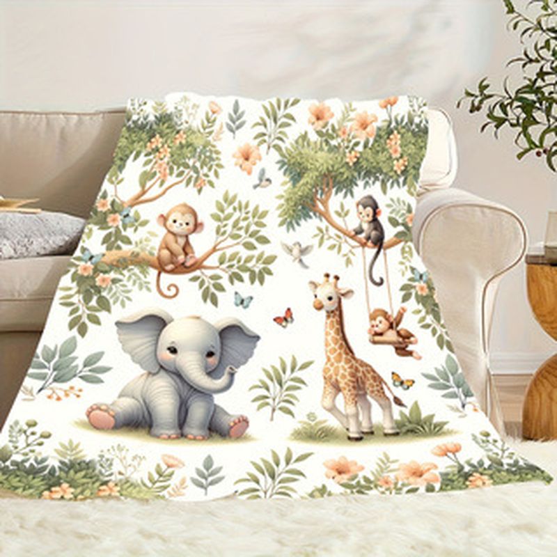 VIKAMA Babydecke mit Aquarell- – Baby Nursery Jungle Bewertung und Preis
