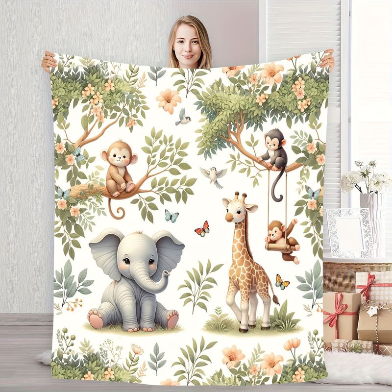 VIKAMA Babydecke mit Aquarell- – Baby Nursery Jungle Bewertung und Preis