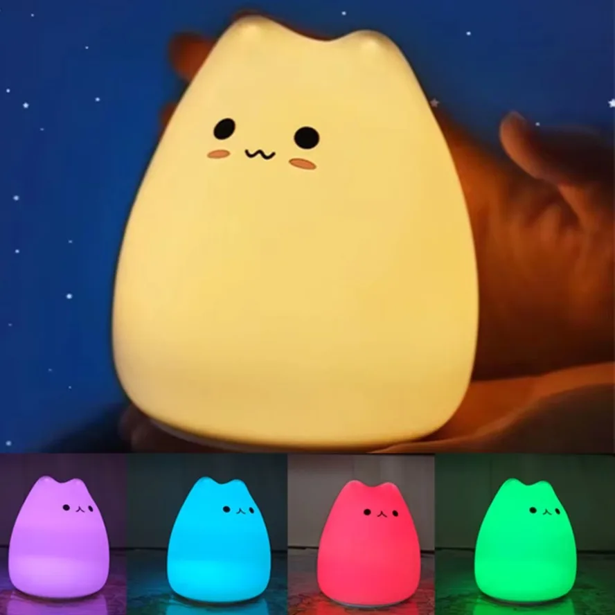 LED-Nachtlicht, 7 Farben, weic – Baby Nursery Colors Bewertung und Preis