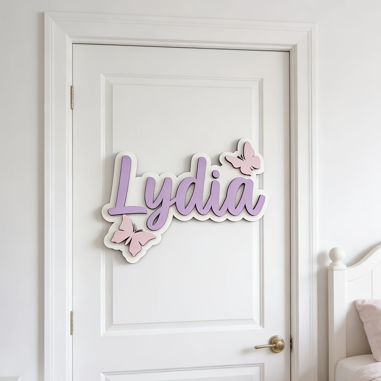Personalisiertes blau-rosa Sch – Baby Nursery In Bewertung und Preis