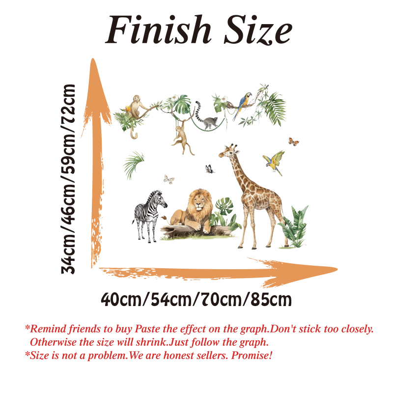 Große Dschungel Tier tropische – Baby Nursery Jungle Bewertung und Preis