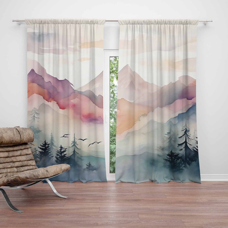 Mountain Forest Kinderzimmer V – Baby Nursery Curtains Bewertung und Preis