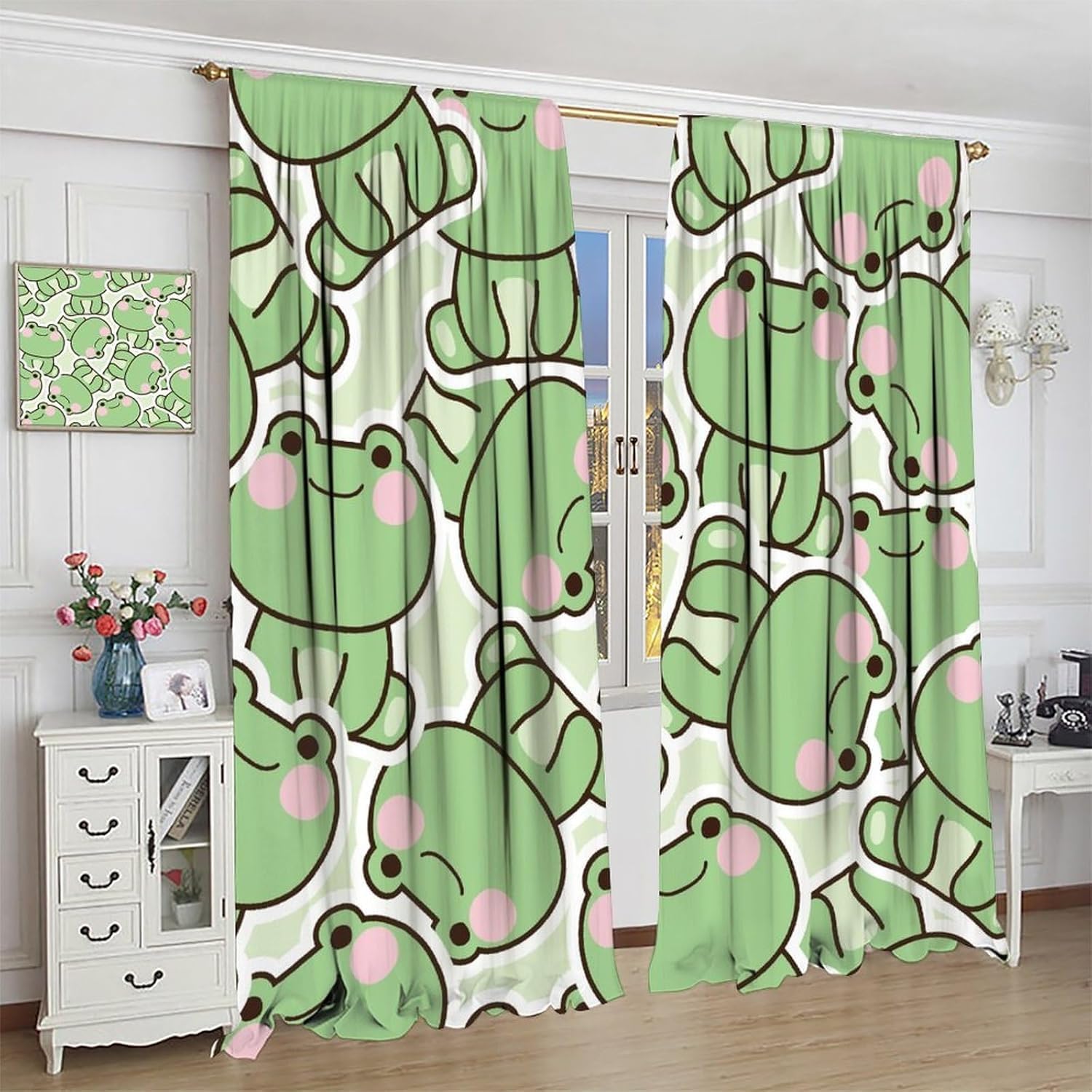 Niedliche Vorhänge mit grünem  – Baby Nursery Curtains Bewertung und Preis
