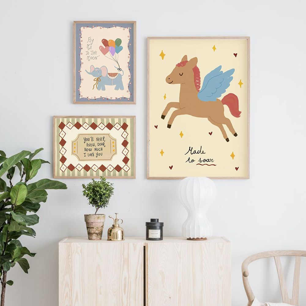 Vintage Schaukelpferd Giraffe  – Baby Nursery Vintage Decor Bewertung und Preis