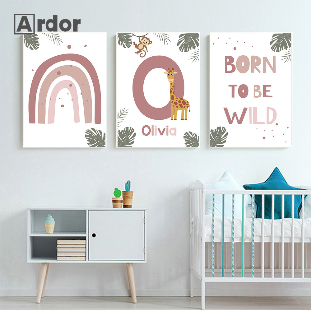 Nordic Dschungel Tier Poster B – Baby Nursery Jungle Bewertung und Preis