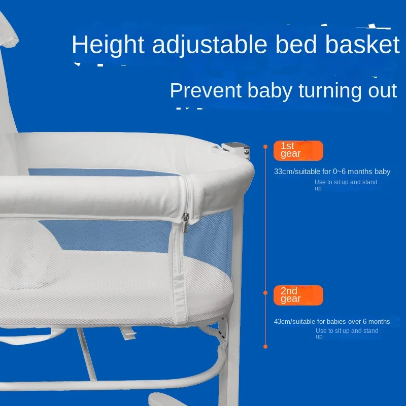 Verstellbare Stubenwagen für N – Baby Nursery Trolley Bewertung und Preis