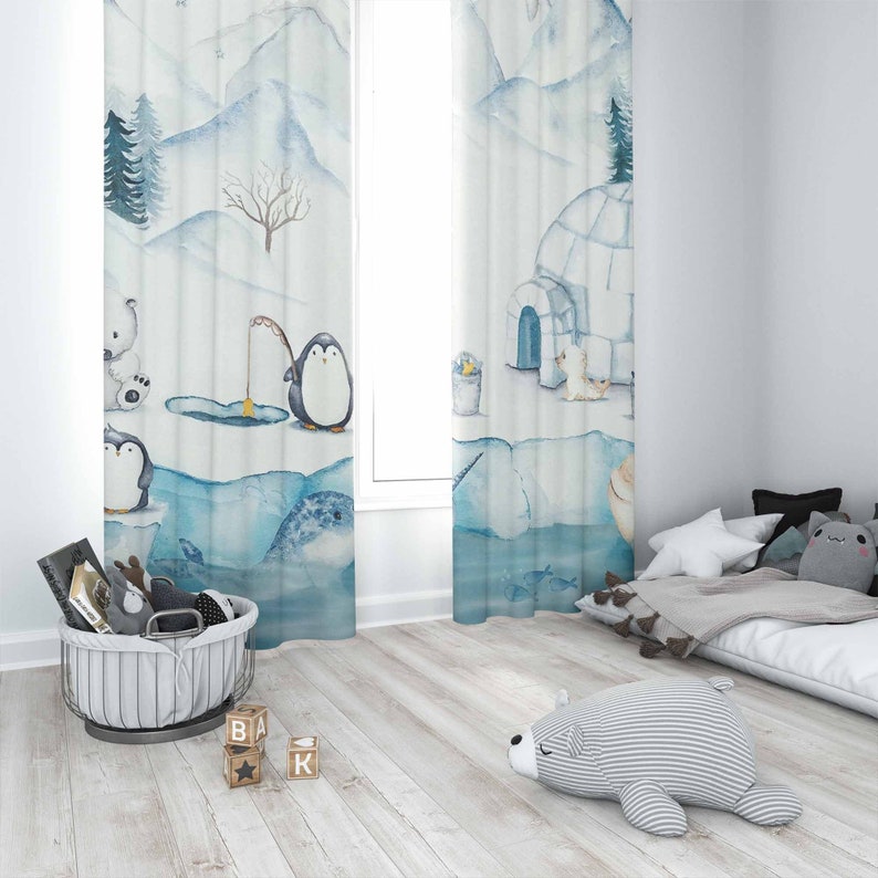 Arktische Tiere Kinderzimmer V – Baby Nursery Curtains Bewertung und Preis