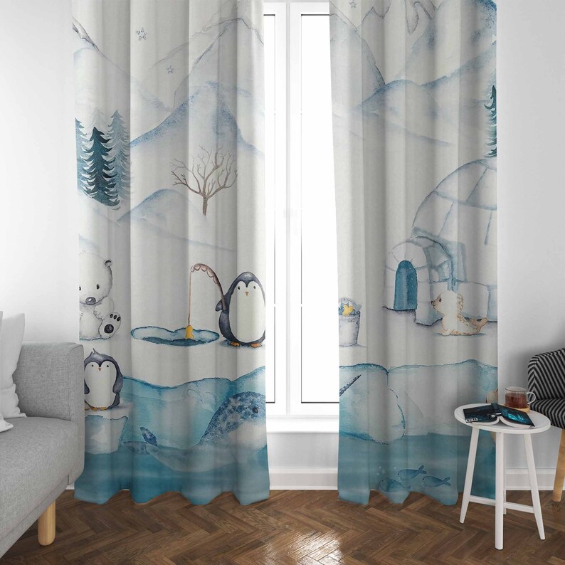 Arktische Tiere Kinderzimmer V – Baby Nursery Curtains Bewertung und Preis