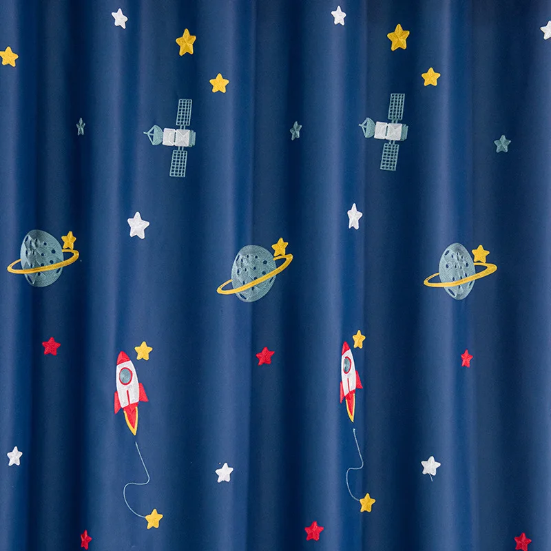 Marineblaue Verdunkelungsvorhä – Blackout Curtain Nursery Bewertung und Preis