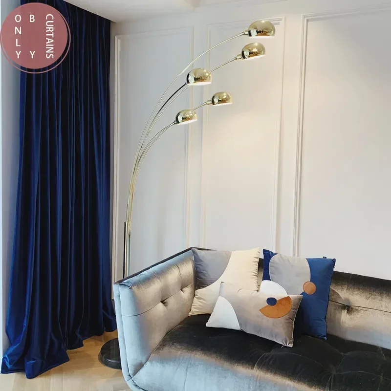 Blauer Samt, verdickte Schatti – Blackout Curtain Nursery Bewertung und Preis