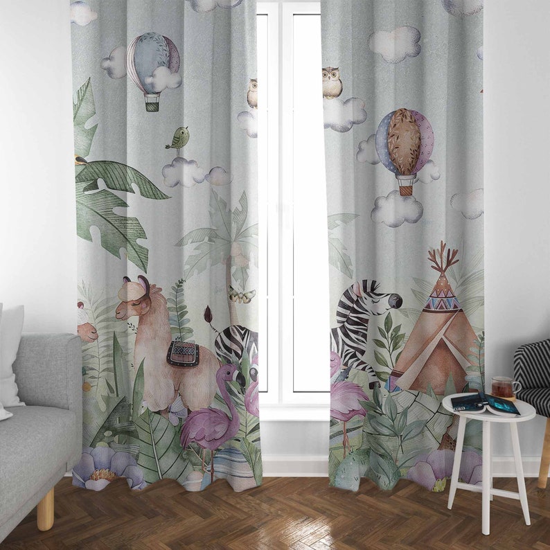Safari Tiere Party Kinderzimme – Baby Nursery Curtains Bewertung und Preis