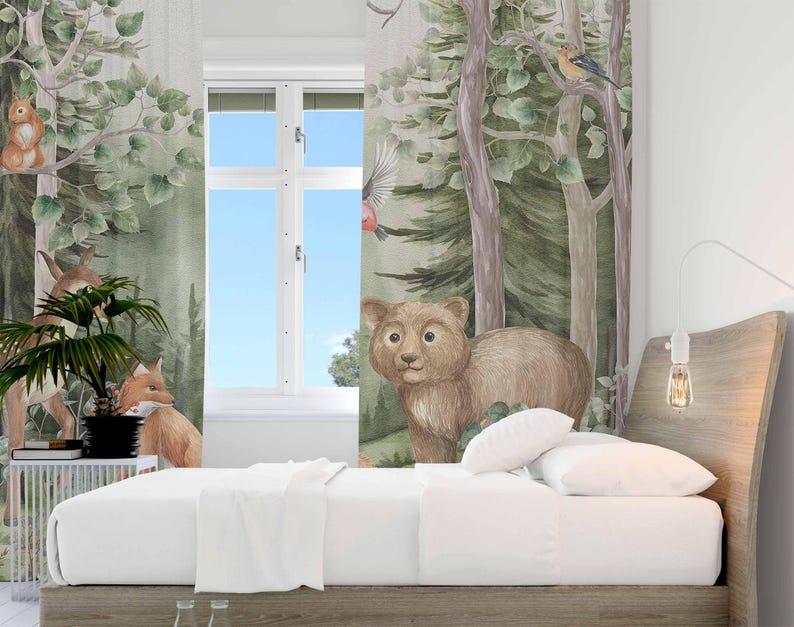 Waldtiere Vorhänge Kinder Kind – Baby Nursery Curtains Bewertung und Preis