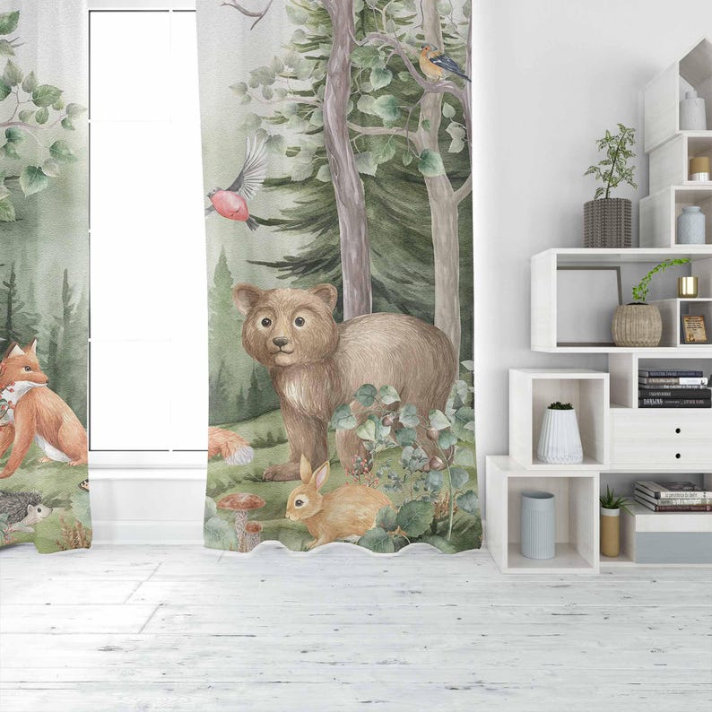 Waldtiere Vorhänge Kinder Kind – Baby Nursery Curtains Bewertung und Preis