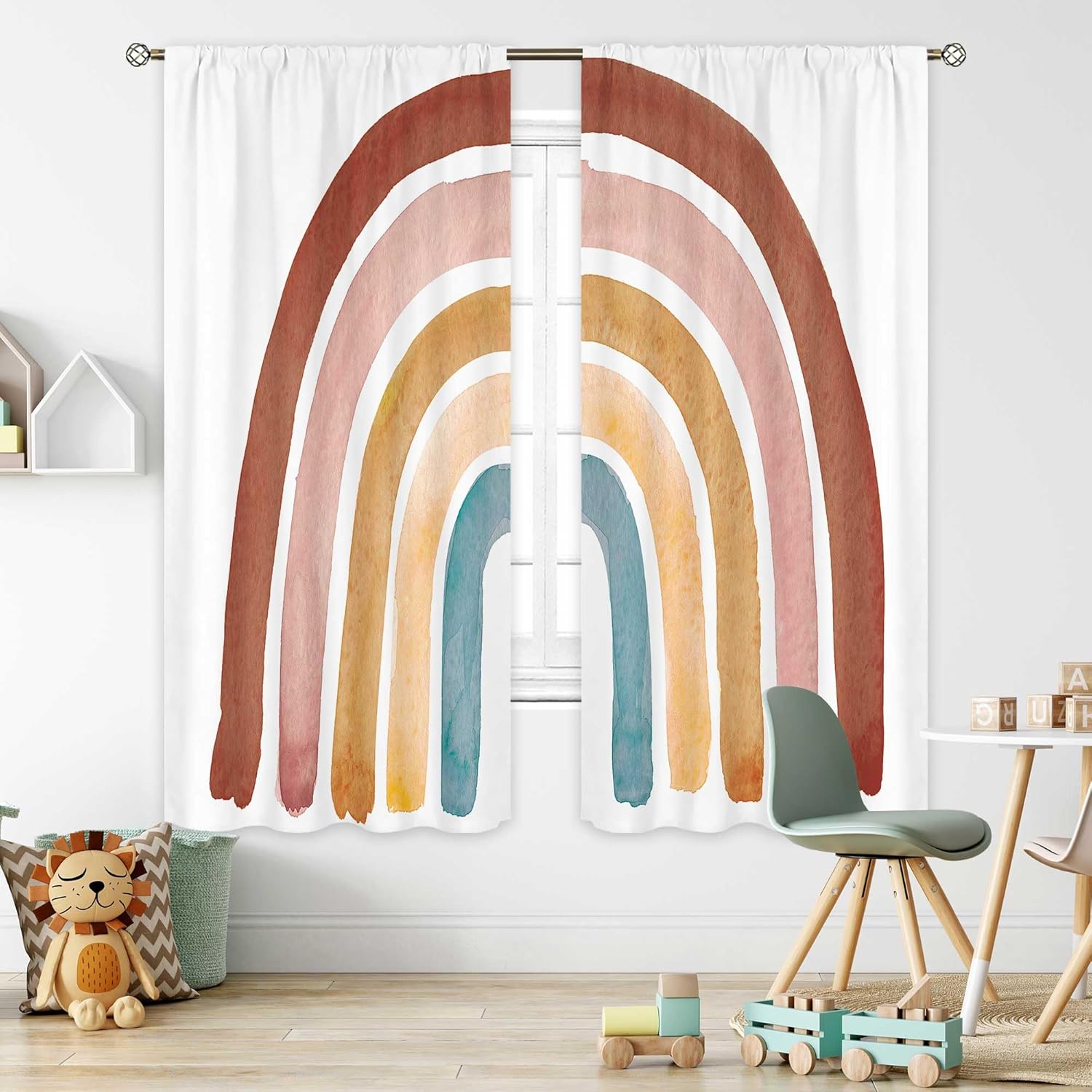 Kinder Boho Regenbogen Vorhäng – Baby Nursery Curtains Bewertung und Preis