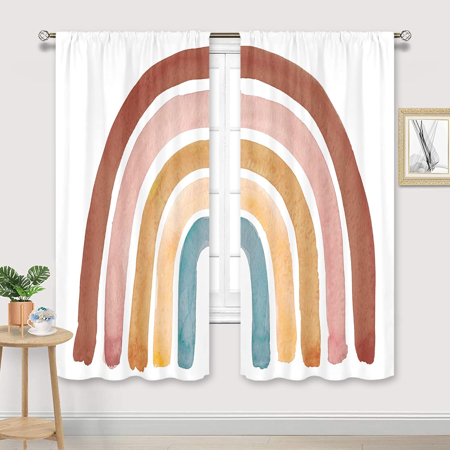 Kinder Boho Regenbogen Vorhäng – Baby Nursery Curtains Bewertung und Preis