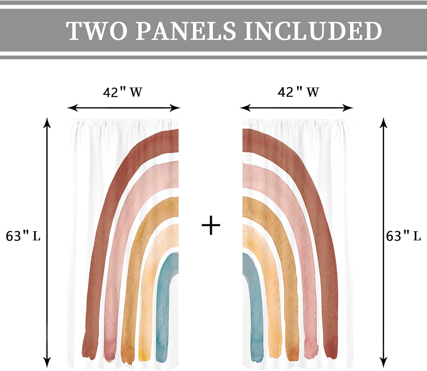 Kinder Boho Regenbogen Vorhäng – Baby Nursery Curtains Bewertung und Preis