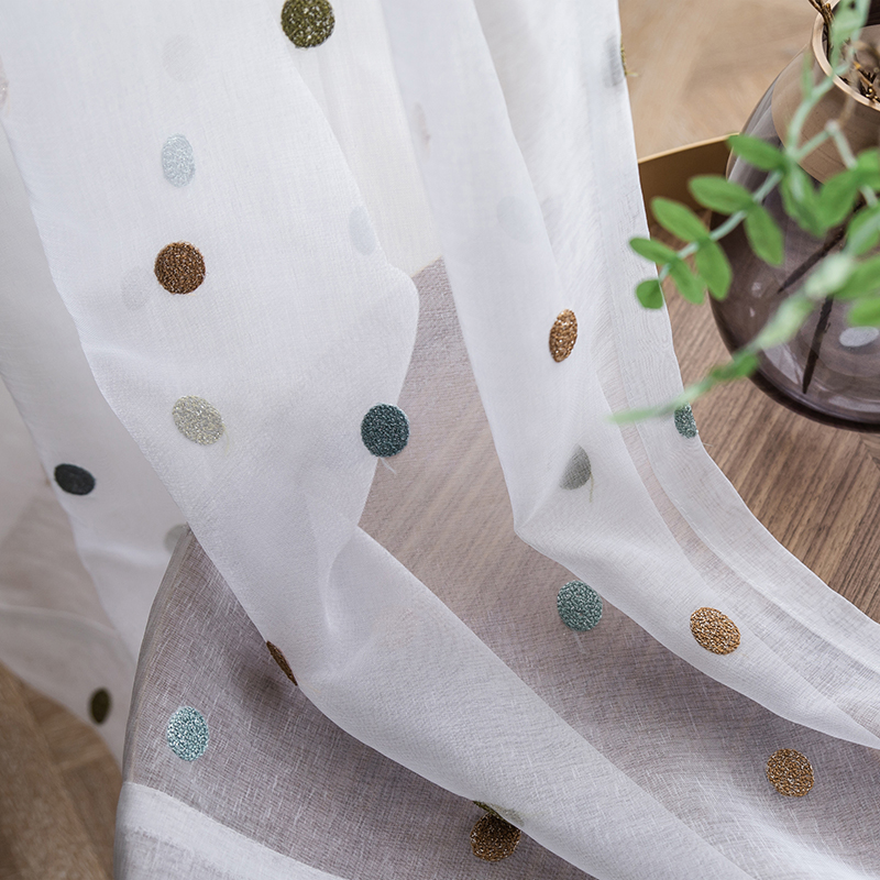 Bunte Kreis Stickerei Gardinen – Blackout Curtain Nursery Bewertung und Preis