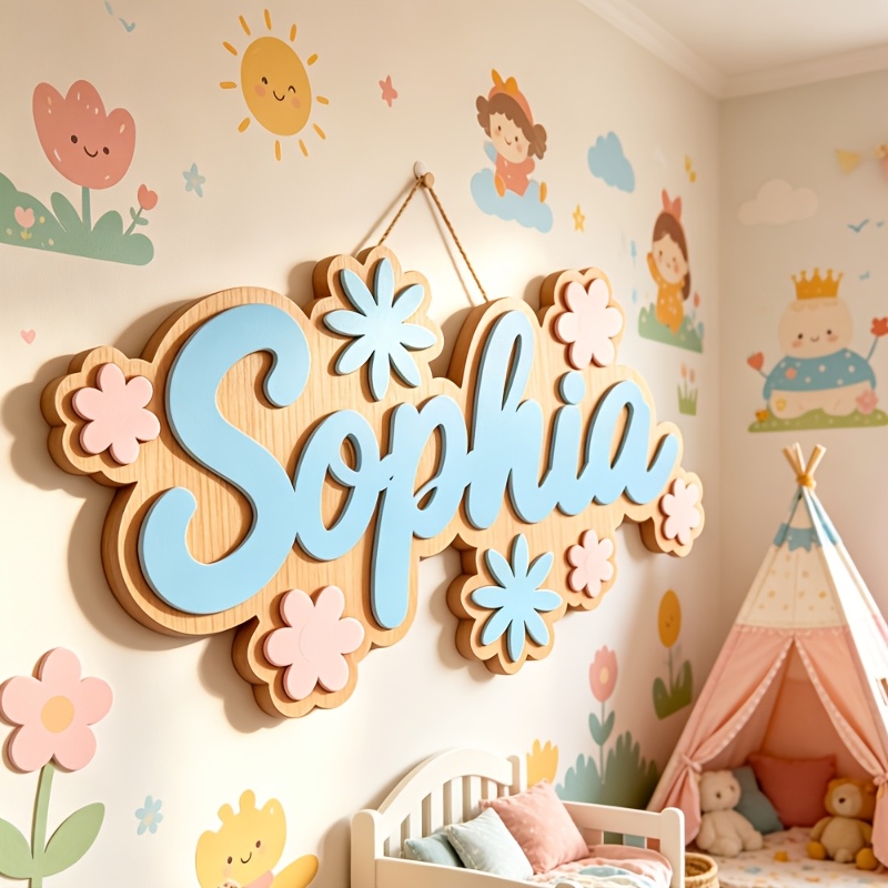 Personalisiertes Namensschild  – Baby Nursery In Bewertung und Preis