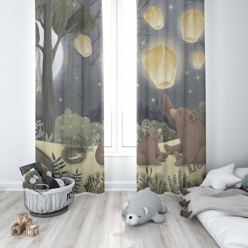 Wald Kinderzimmer Vorhänge Tie – Baby Nursery Curtains Bewertung und Preis