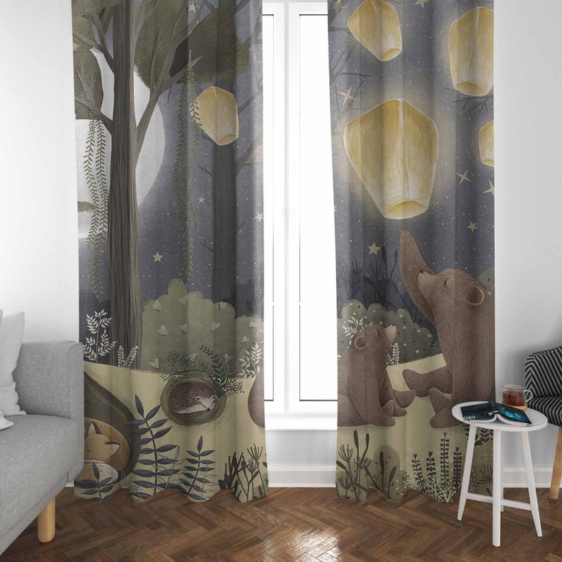 Wald Kinderzimmer Vorhänge Tie – Baby Nursery Curtains Bewertung und Preis
