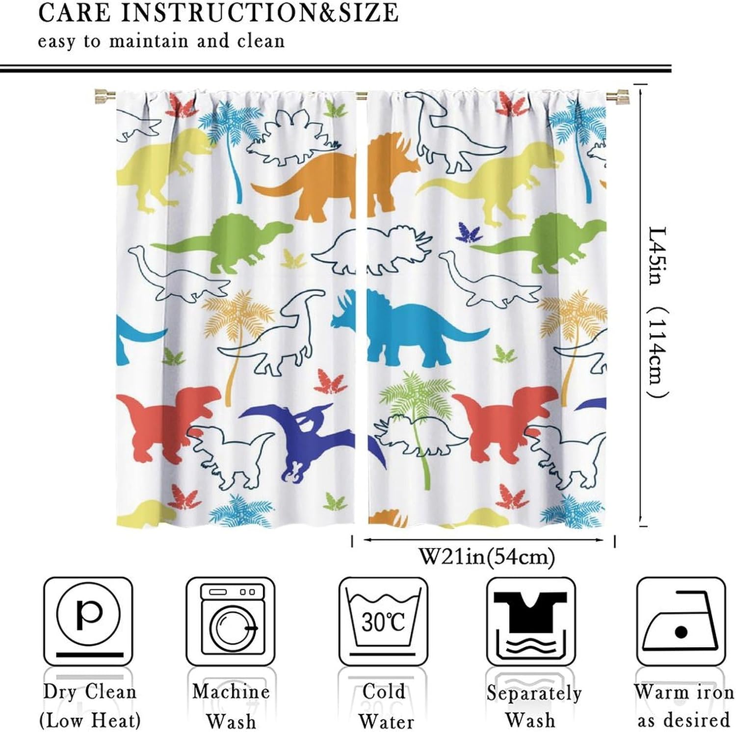 Dinosaurier-Kindervorhänge, Ca – Blackout Curtain Nursery Bewertung und Preis