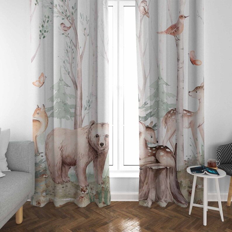 Waldtiere Vorhänge Kinder Kind – Baby Nursery Curtains Bewertung und Preis